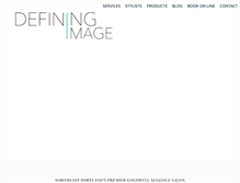 Tablet Screenshot of definingimage.com